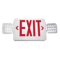 VEX-WPCR Series Wet Location LED Exit Combo with Remote Capability