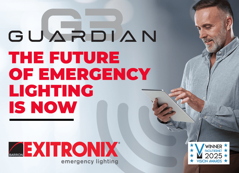 Guardian G3 - The future of emergency lighting is now. Improving safety and efficiency in emergency situations. From Exitronix emergency lighting