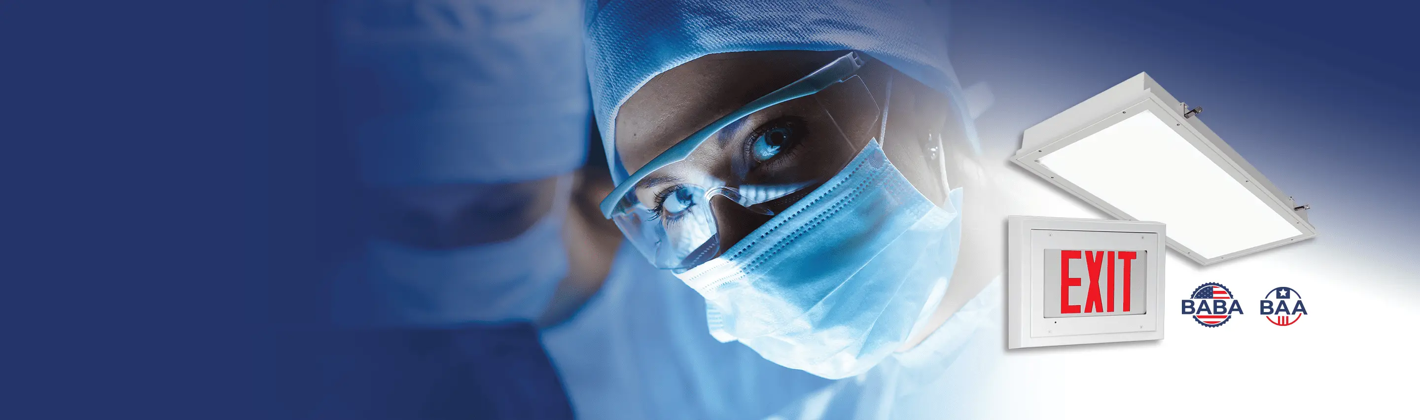 Specialized lighting fixtures for behavioral health facilities, correctional institutions, medical environments, and cleanrooms