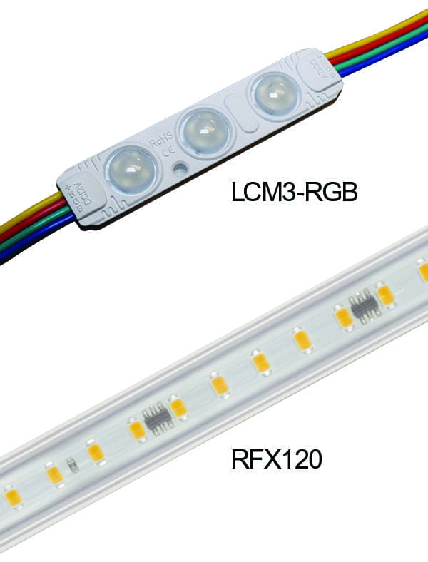 New LED RGB Channel Letter Modules and LED Ribbon Flex from Barron Lighting Group