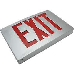 *NIB Exitronix S900-SR Series Swivel LED Exit Sign Cat# S902-WB-SR-RM-BA UL-202 