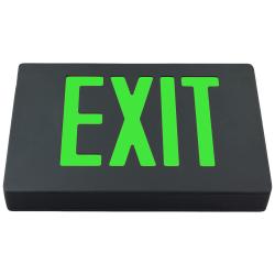 400U-RG Series Field-Switchable Red/Green Universal Die-Cast Aluminum LED Exit