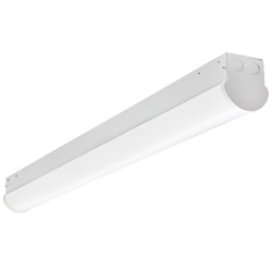 BLCSLED Series 2-8' Covered Strips, Steel, 20-65W, 2432-8645 Lumens