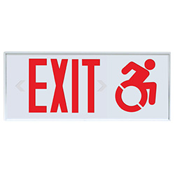 900E-SD Series Architectural Edge-Lit Social Distancing Sign