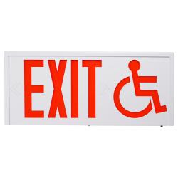 MA400E Series Wheelchair Accessible Aluminum LED Exit