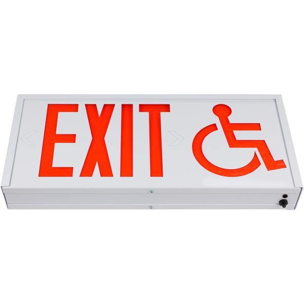 MA700E Series Wheelchair Accessible Steel LED Exit