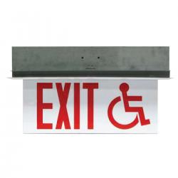 MA900 Series Surface or Recessed Mount Wheelchair Accessible Edge-lit Exit
