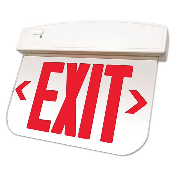 New Thermoplastic Edge-lit Exit from Barron Lighting Group