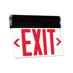 S900U-RG Series Universal Swivel Mount, Field-Switchable Red/Green LED Edge-Lit Exit