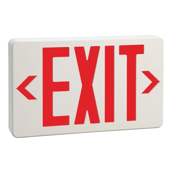 VEX-R-RG Series Remote Capable Red/Green Switchable Thermoplastic LED Exit