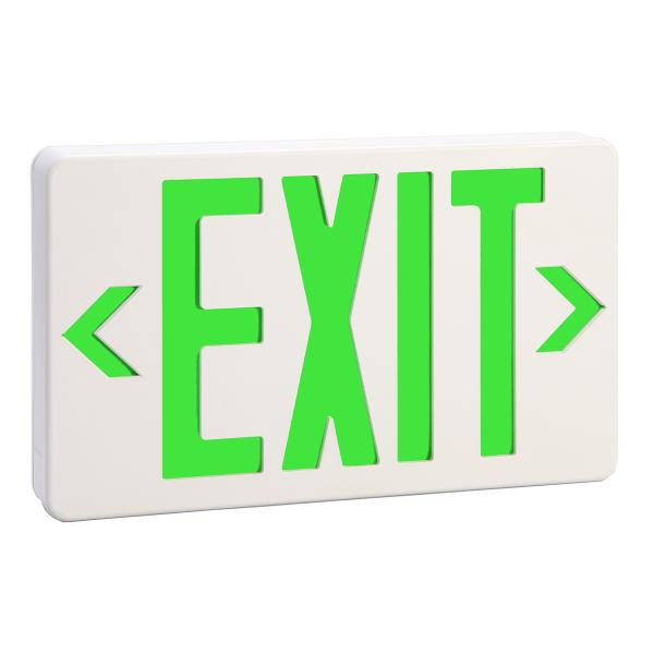 VEX-R-RG Series Remote Capable Red/Green Switchable Thermoplastic LED Exit