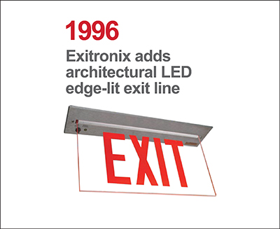 Exitronix adds architectural LED edge-lit exit line