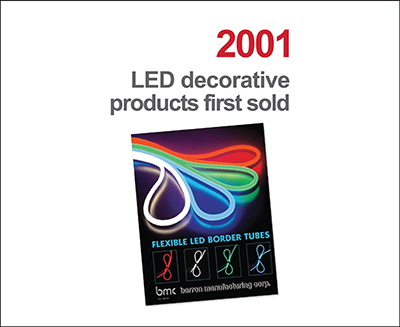 LED decorative products first sold